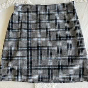 Plaid Miniskirt